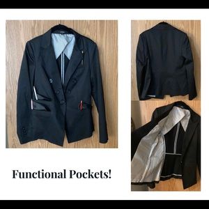 Express Black Suit Jacket, Sz 8